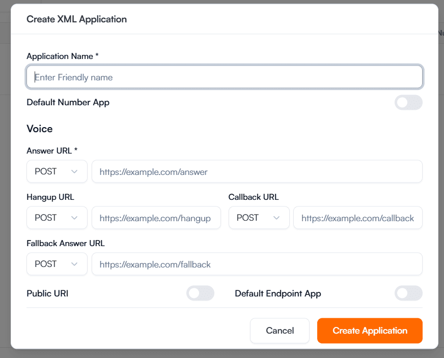 Assign a Number to an Application