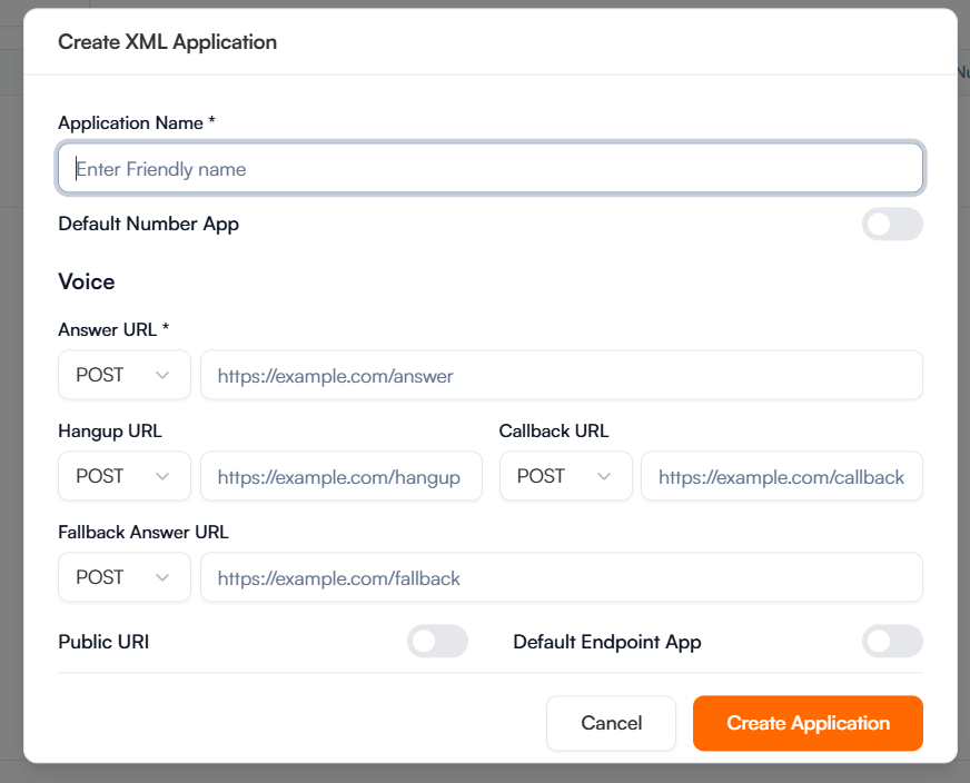Assign a Number to an Application